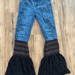 Boho Girls  Bell Bottom Jeans - Size 14